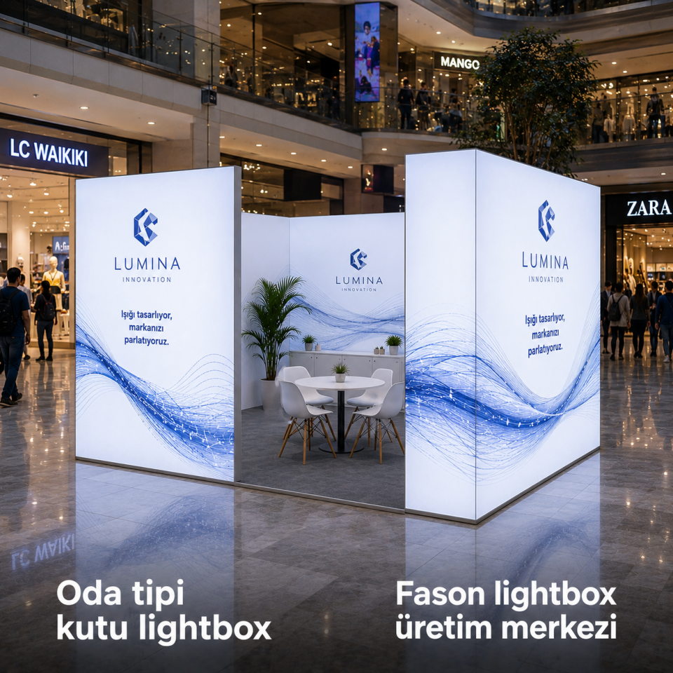 Oda Tipi Kutu Lightbox 300cm