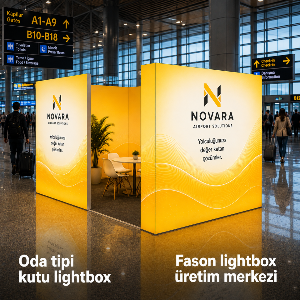 Oda Tipi Kutu Lightbox 300cm
