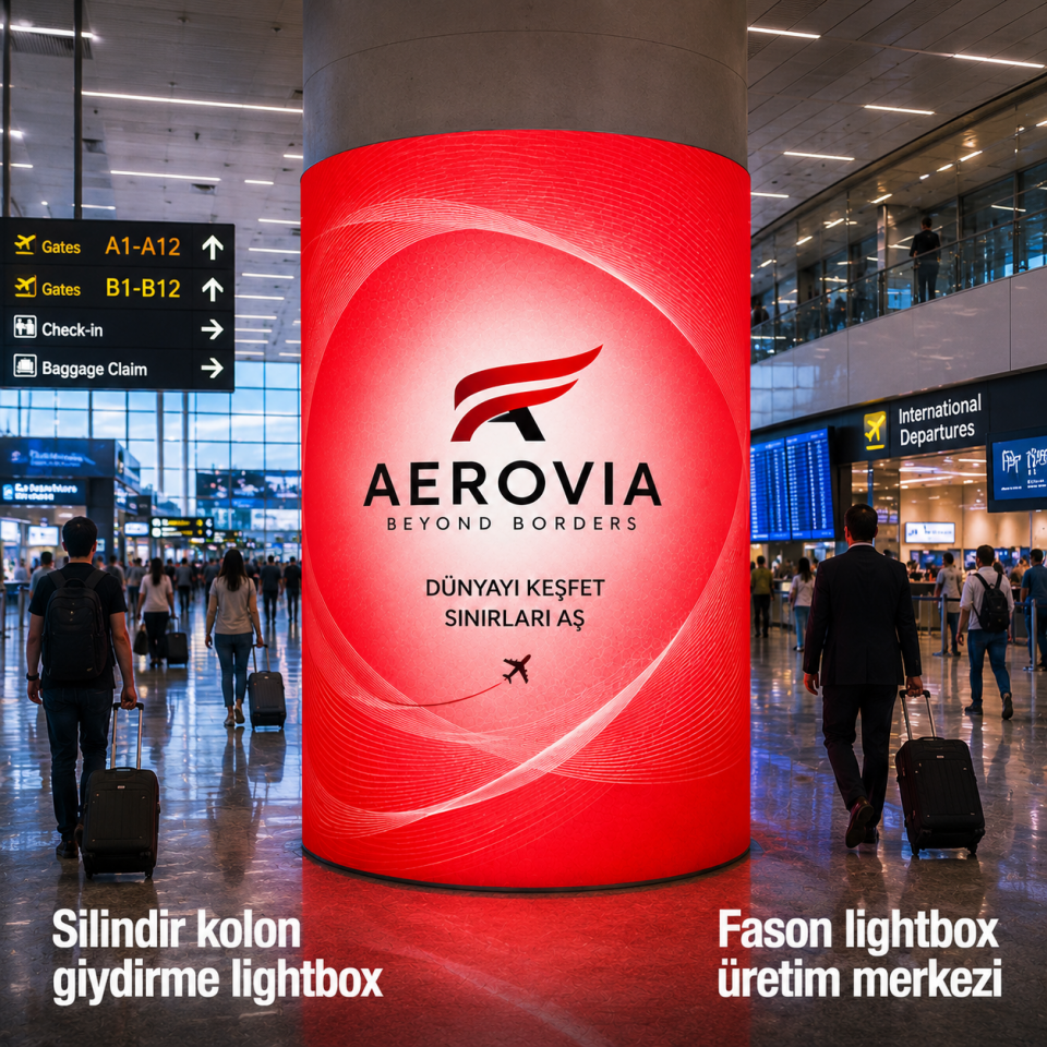 Silindir Kolon Giydirme Lightbox