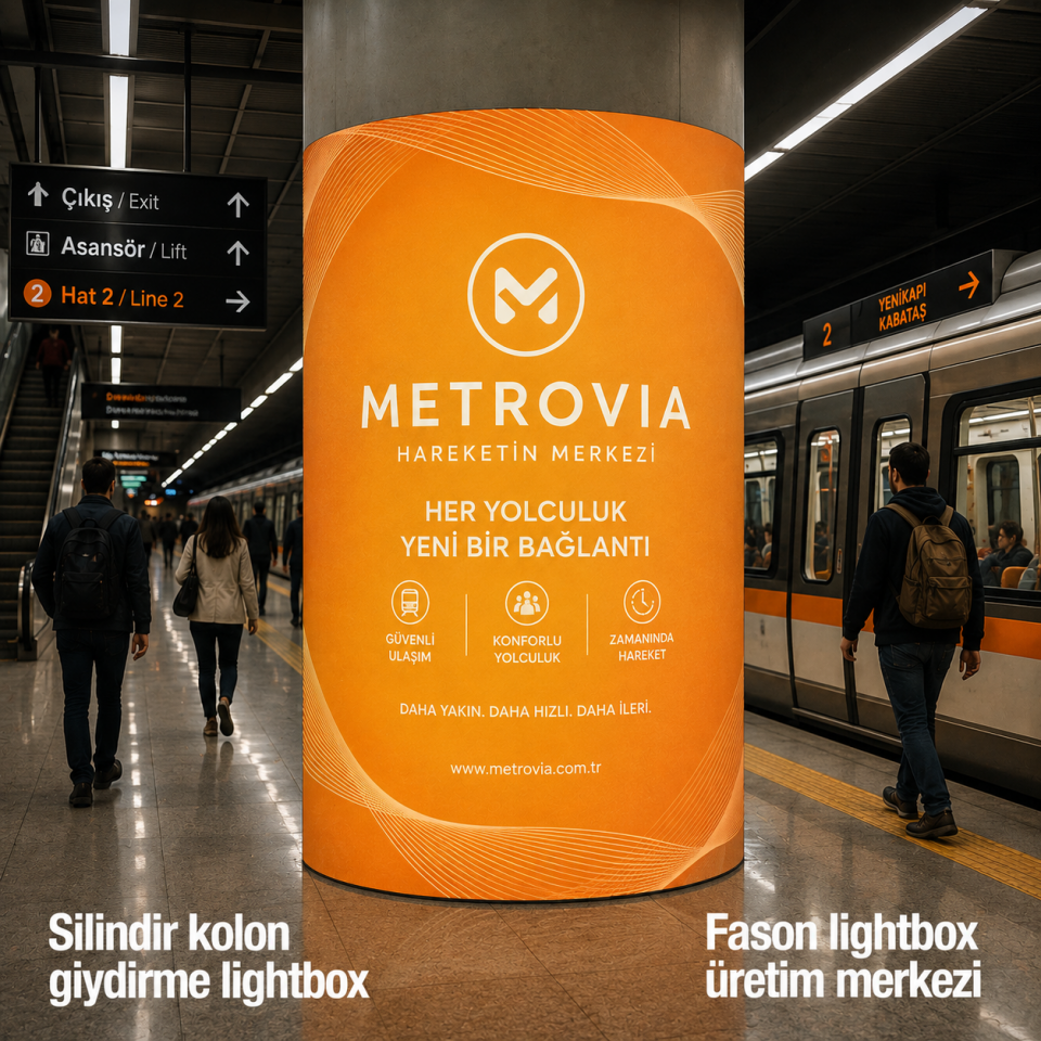 Silindir Kolon Giydirme Lightbox