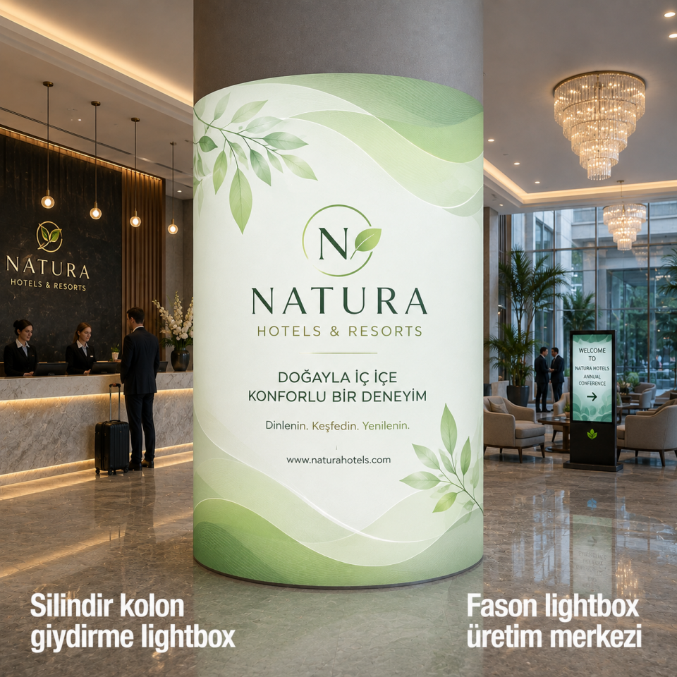 Silindir Kolon Giydirme Lightbox