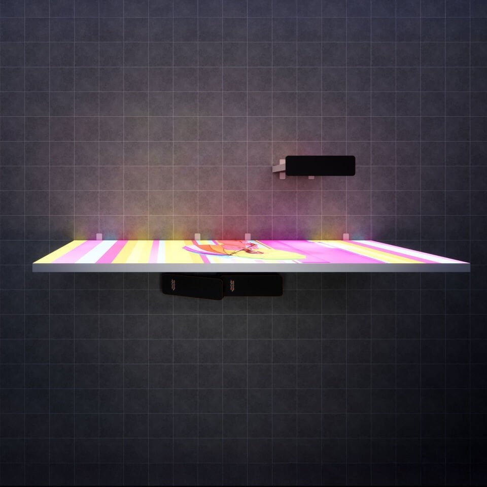 600xh225cm Düz Arka Duvar Lightbox