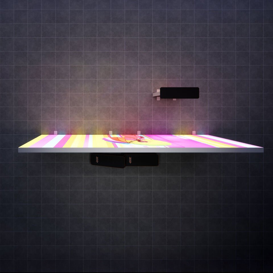 600xh225cm Düz Arka Duvar Lightbox