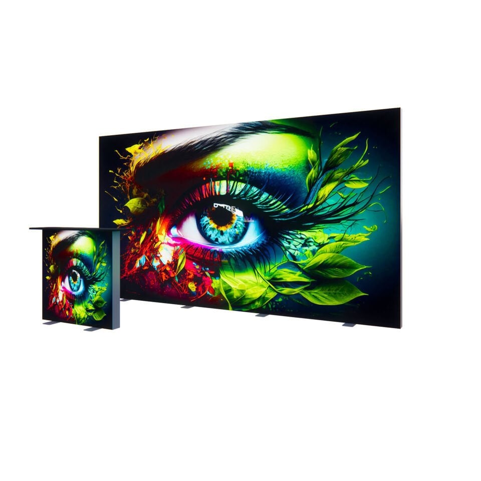 400xh225cm Düz Arka Duvar Lightbox