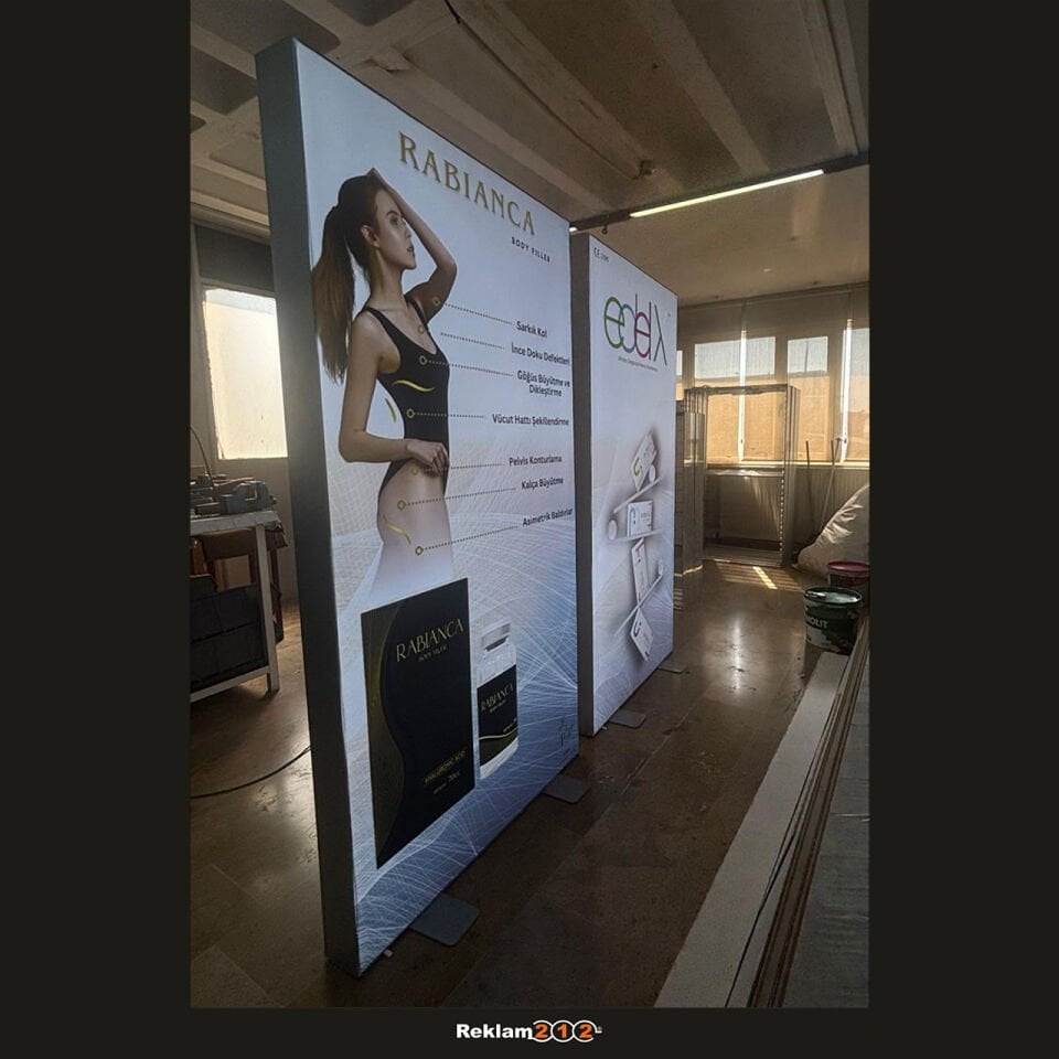 Ayaklı Lightbox 200xh225cm