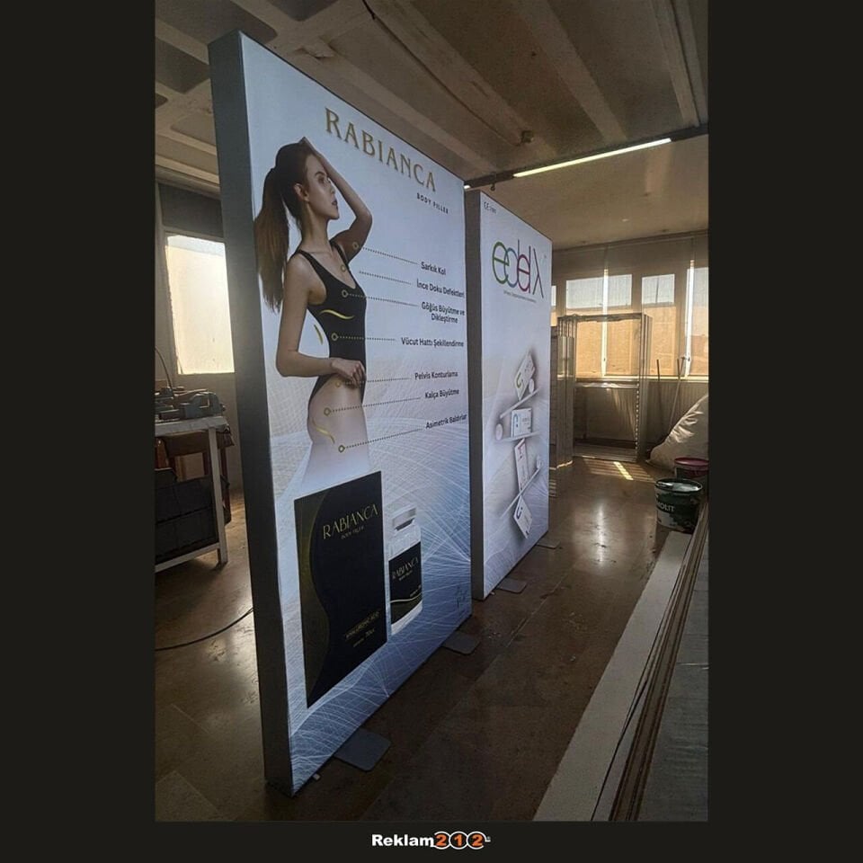 Ayaklı Lightbox 200xh225cm