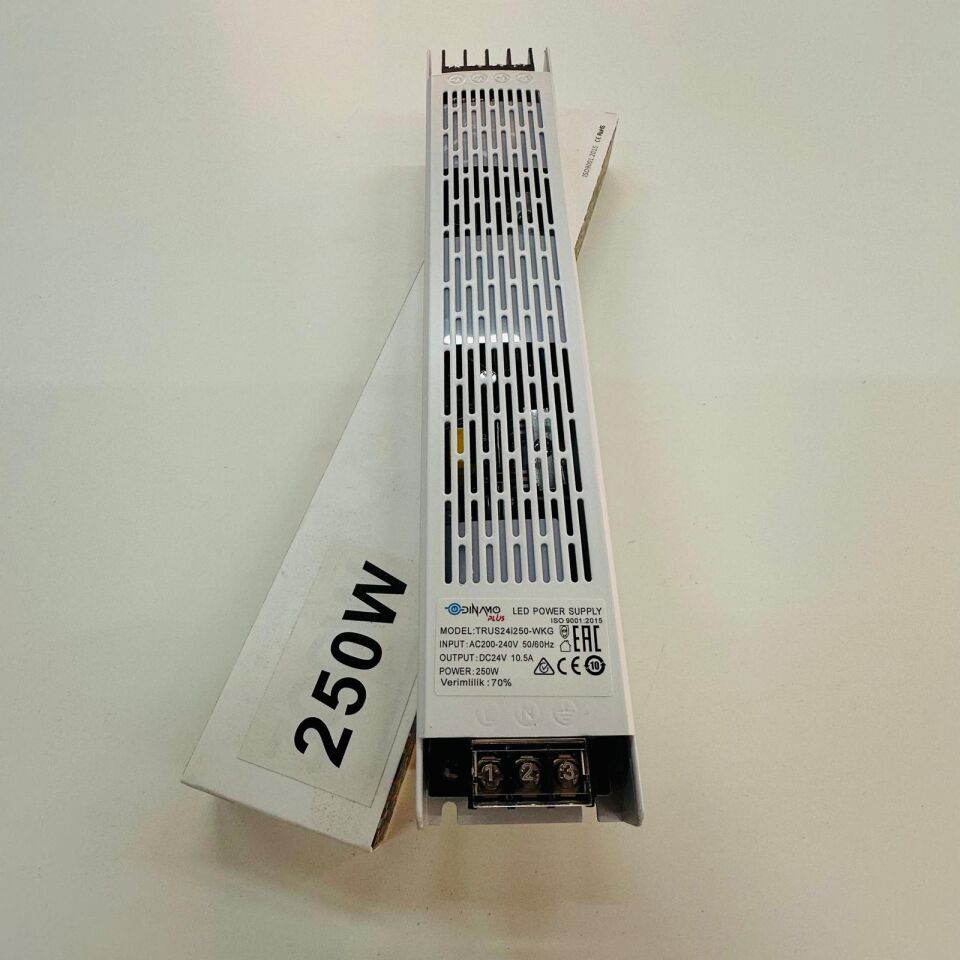 Güç Kaynağı İç mekan 24V 250W 10,50Amp