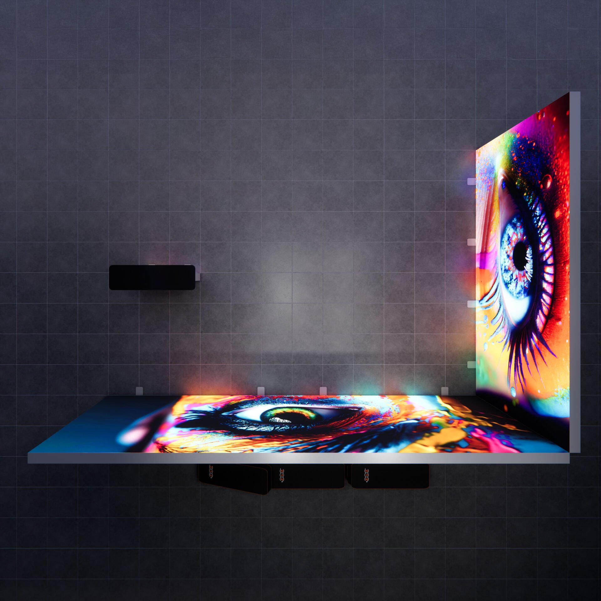 6x4m h225cm Lightbox L Stand | Reklam212