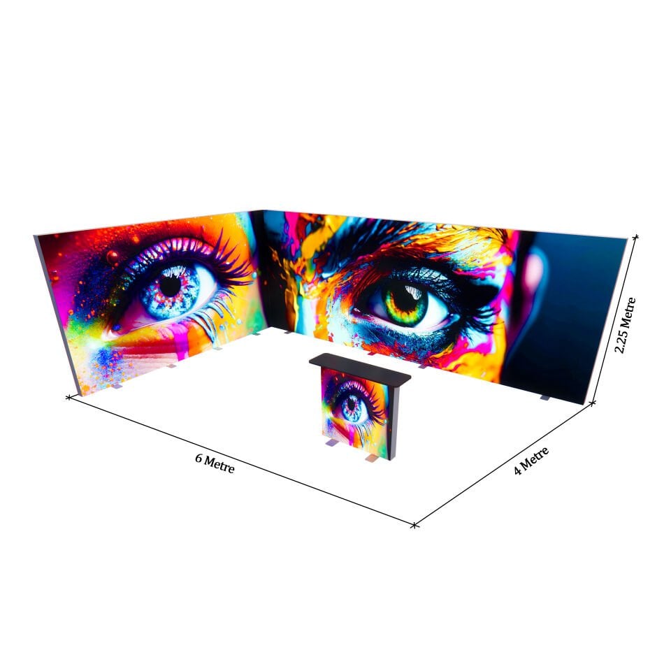 6x4m h225cm Lightbox L Stand