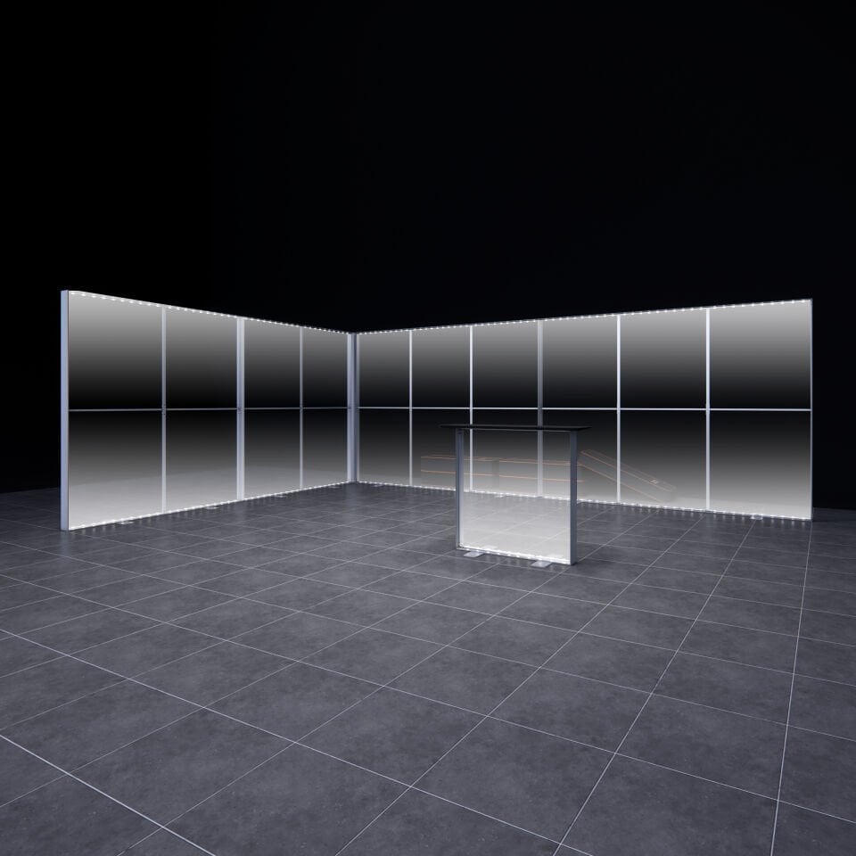 6x4m h225cm Lightbox L Stand