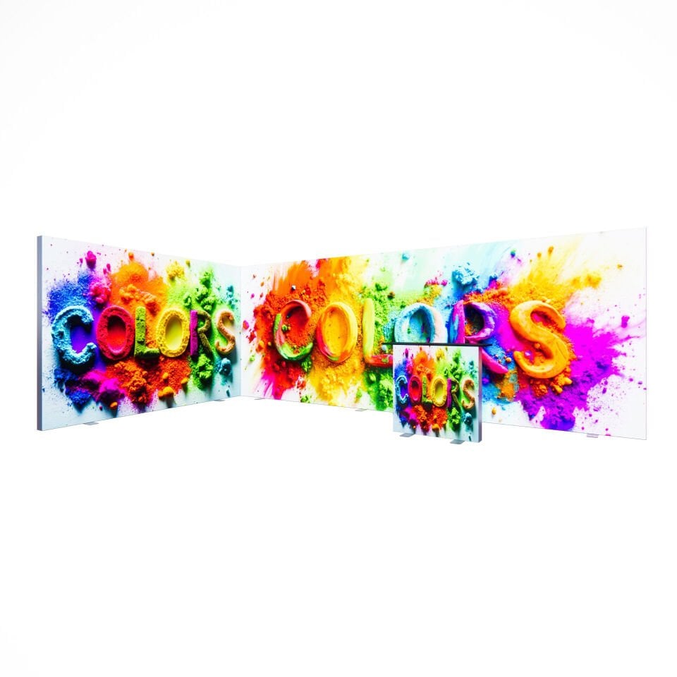 6x3m h225cm Lightbox L Stand