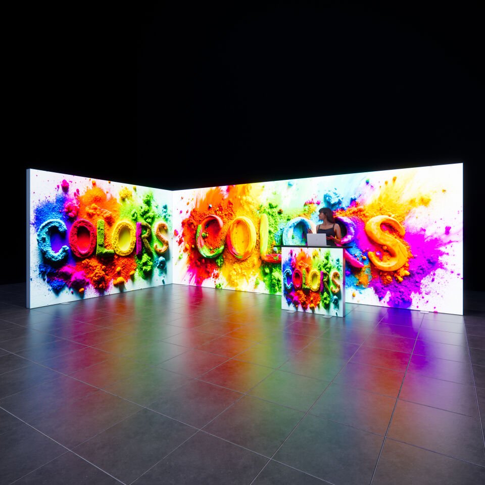 6x3m h225cm Lightbox L Stand