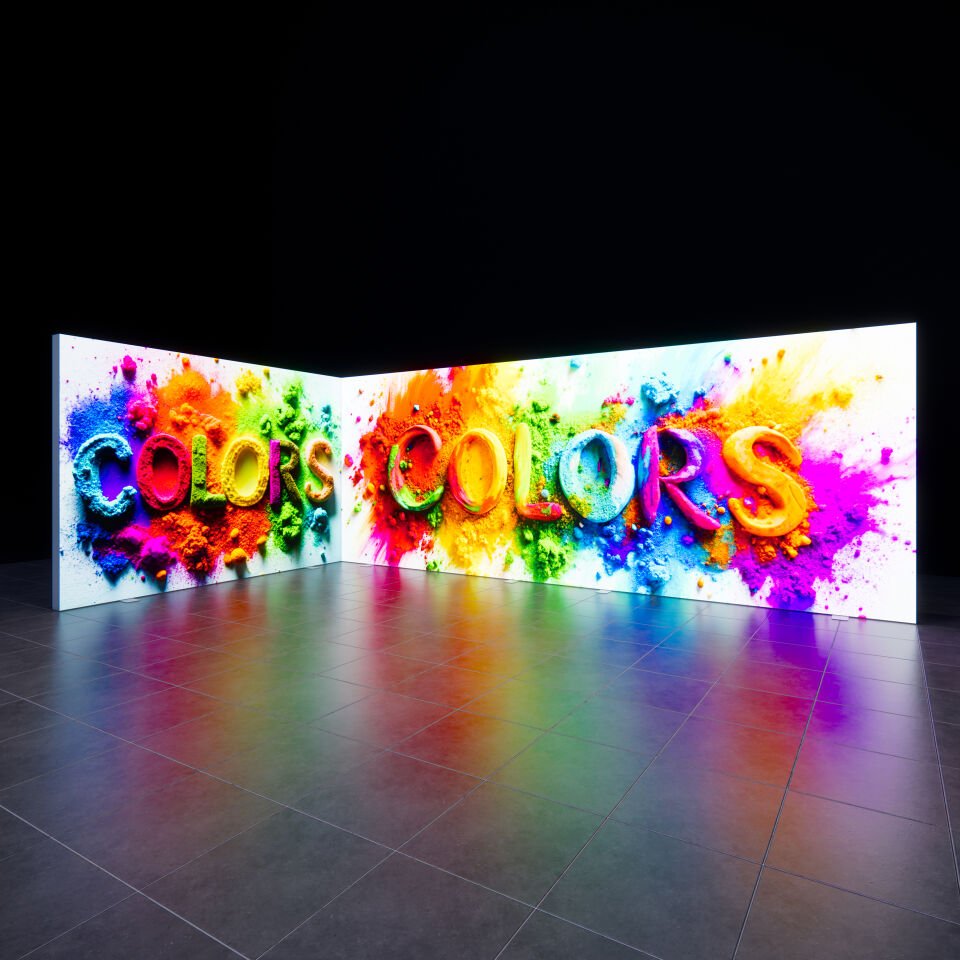 6x3m h225cm Lightbox L Stand