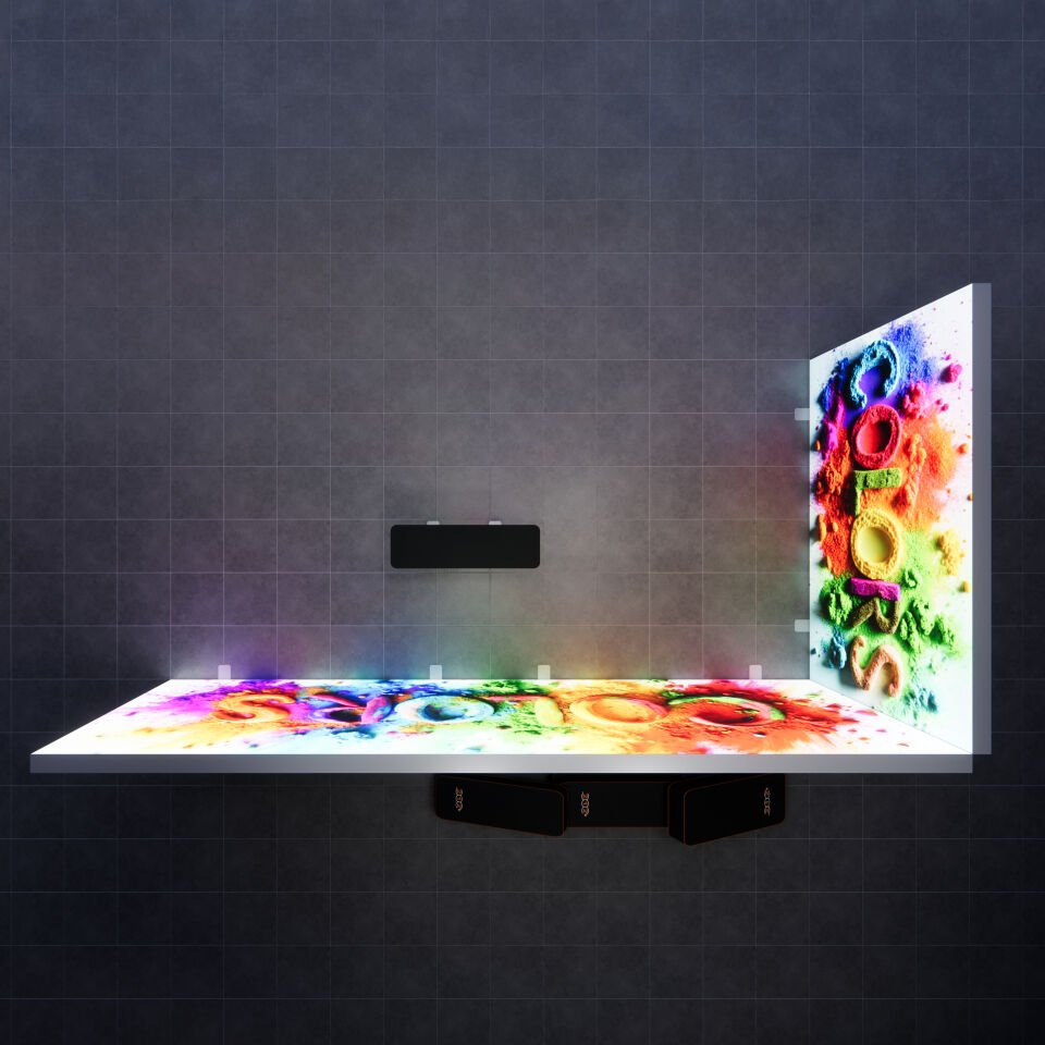 6x3m h225cm Lightbox L Stand