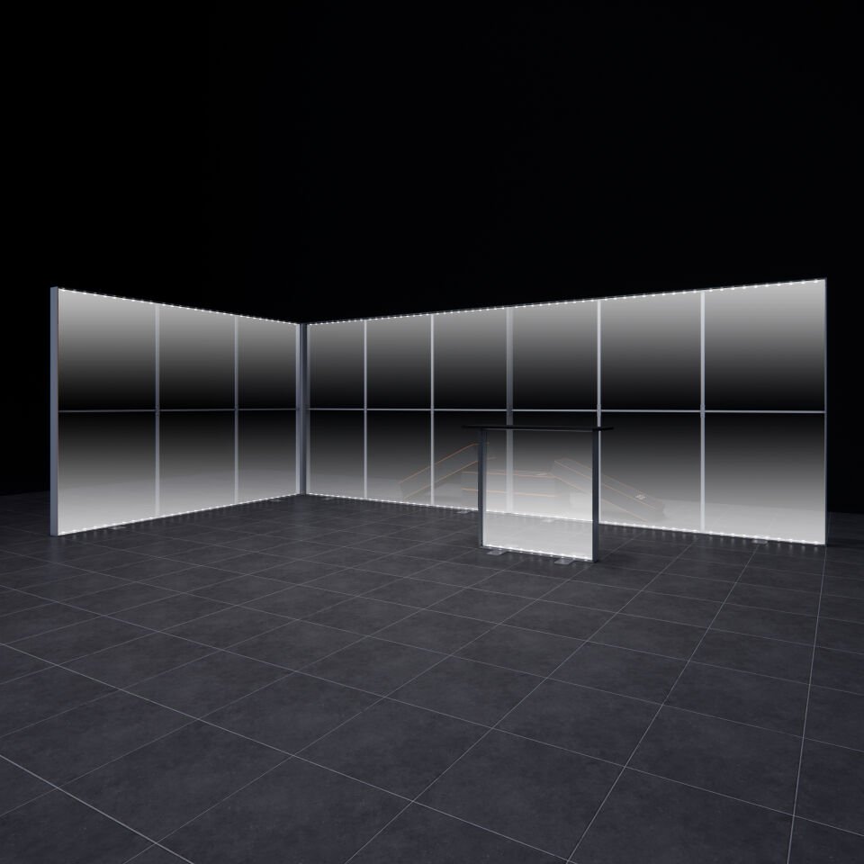 6x3m h225cm Lightbox L Stand