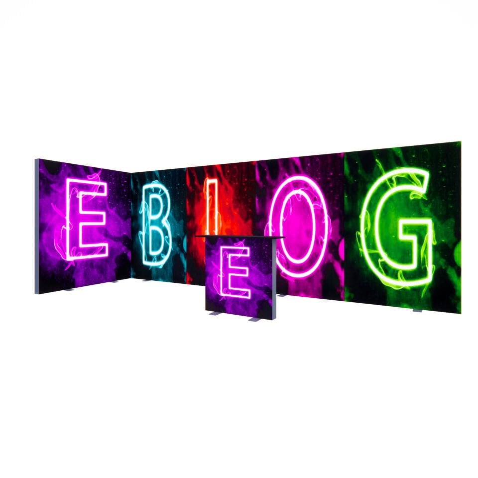 6x2m h225cm Lightbox L Stand