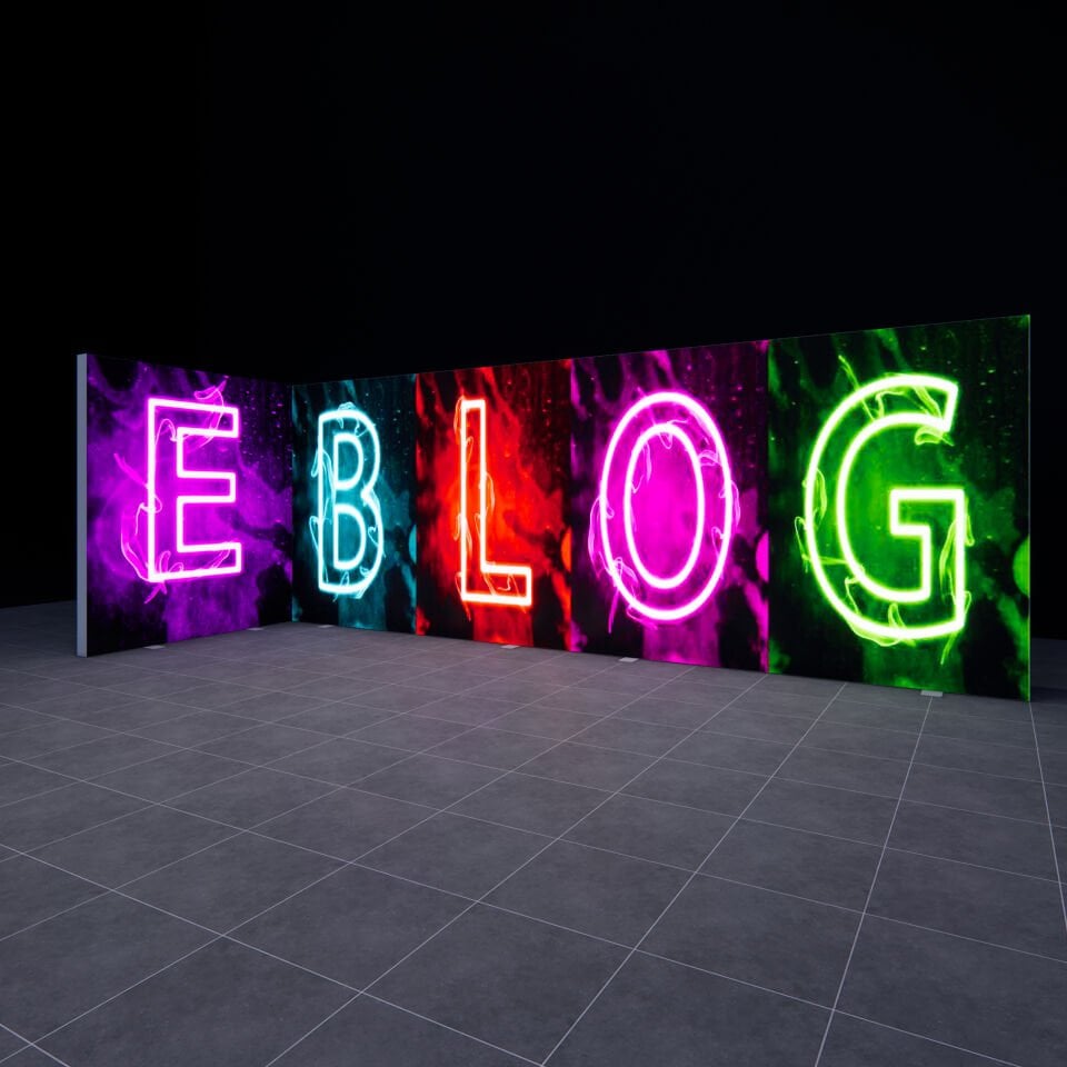 6x2m h225cm Lightbox L Stand