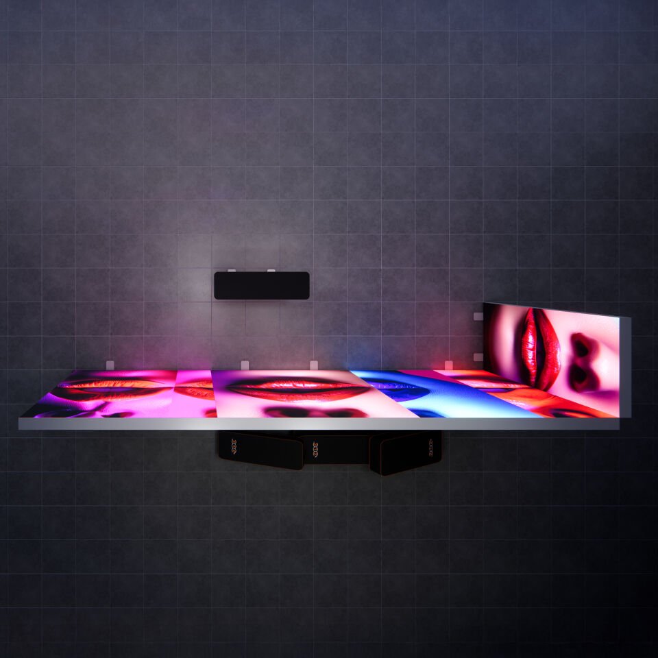 6x1m h225cm Lightbox L Stand