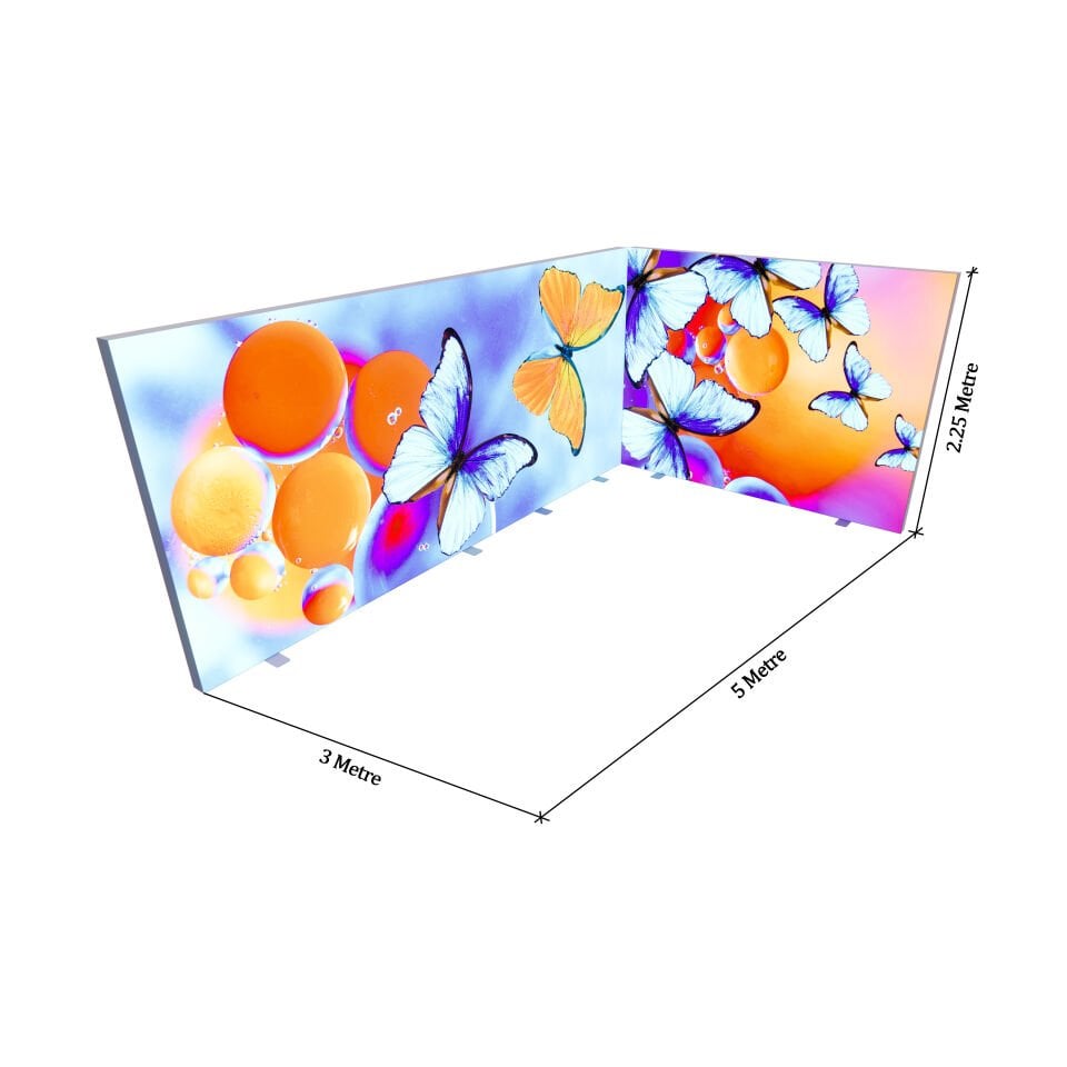 5x3m h225cm Lightbox L Stand