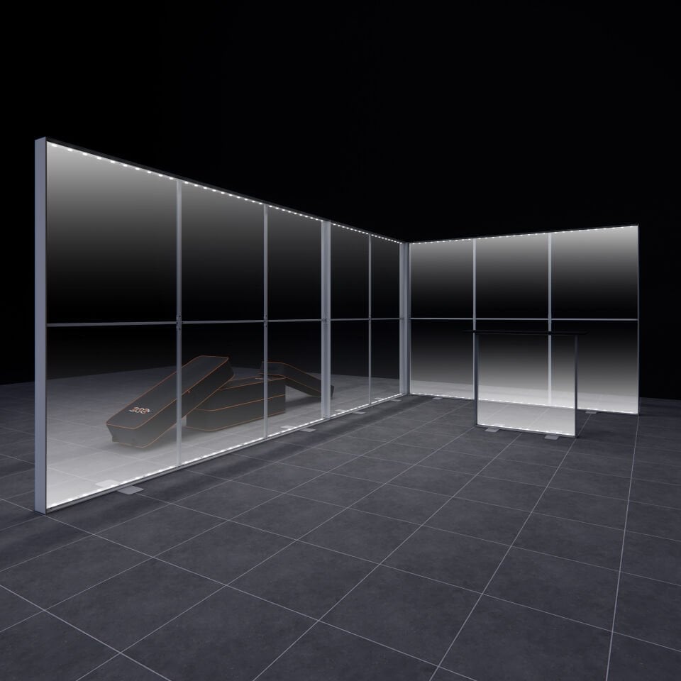 5x3m h225cm Lightbox L Stand