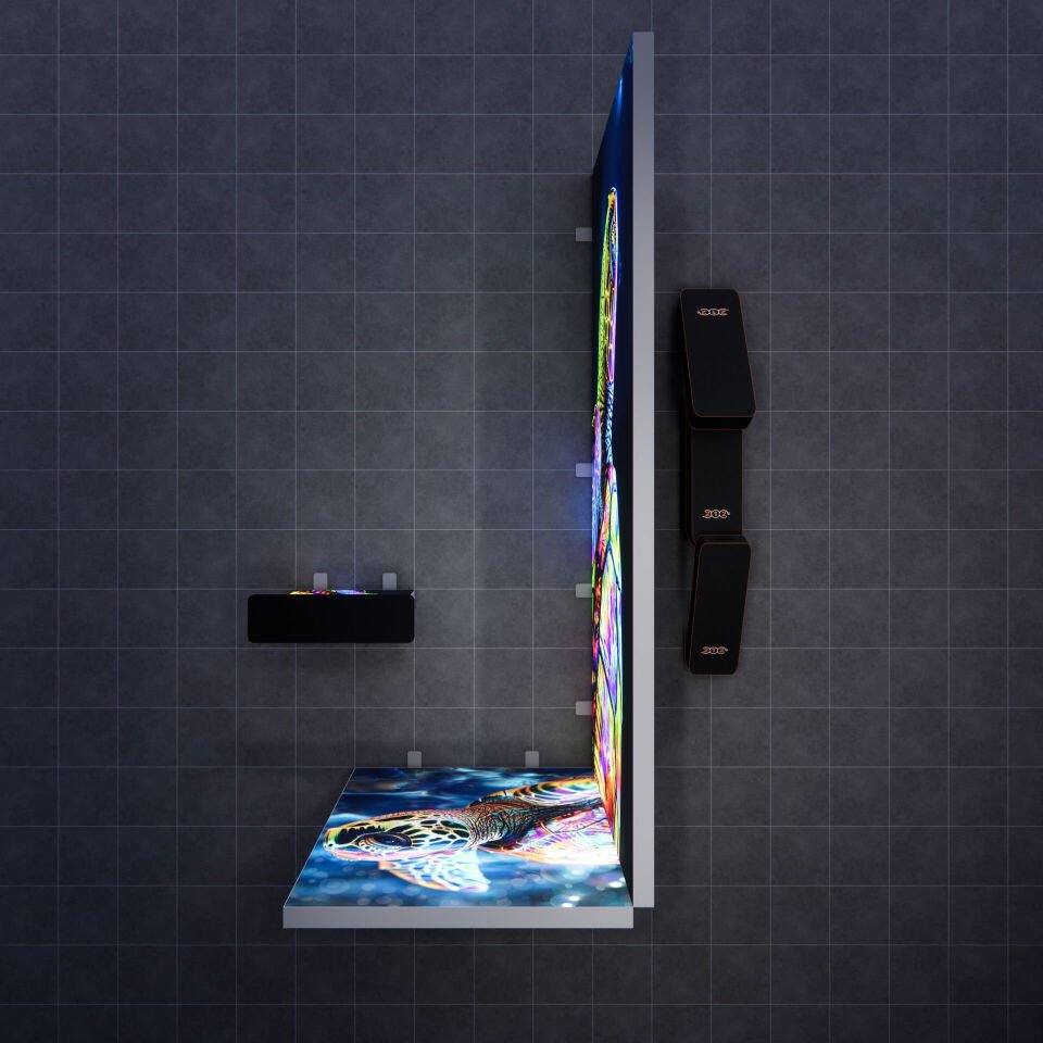 5x2m h225cm Lightbox L Stand