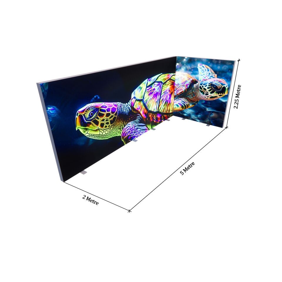 5x2m h225cm Lightbox L Stand