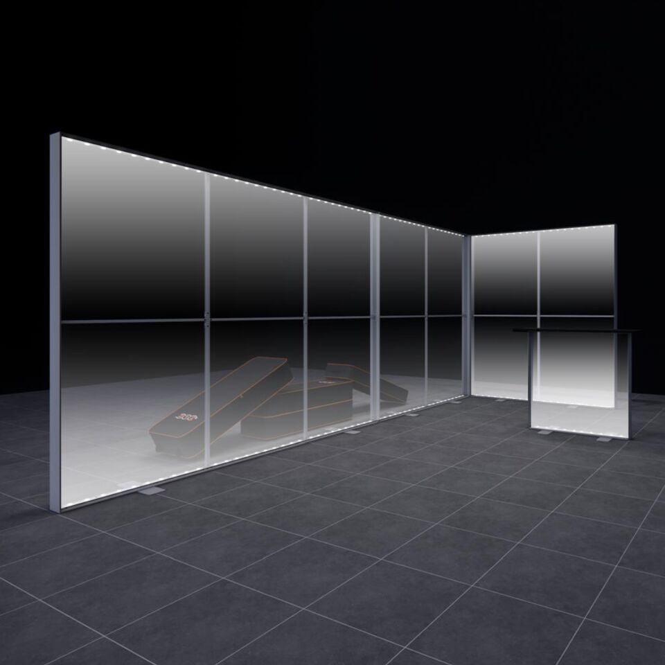 5x2m h225cm Lightbox L Stand