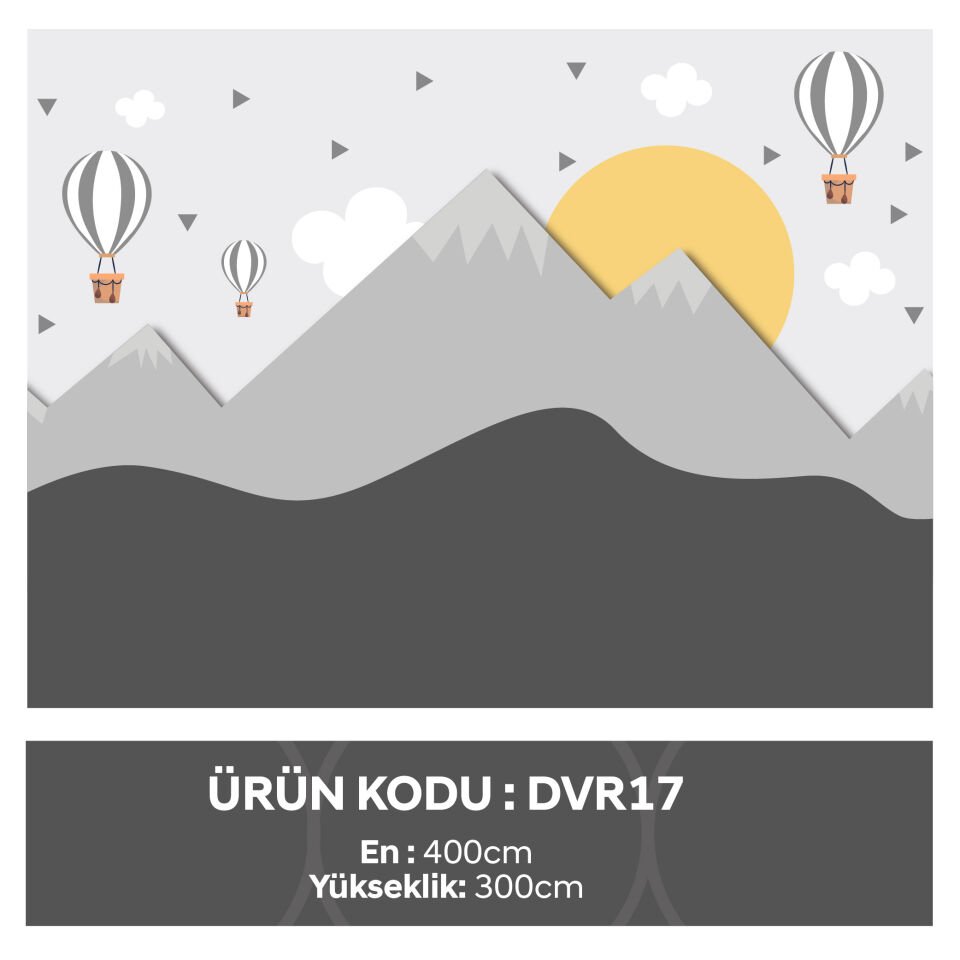Dağ Uçan Balonlar Duvar Kağıdı