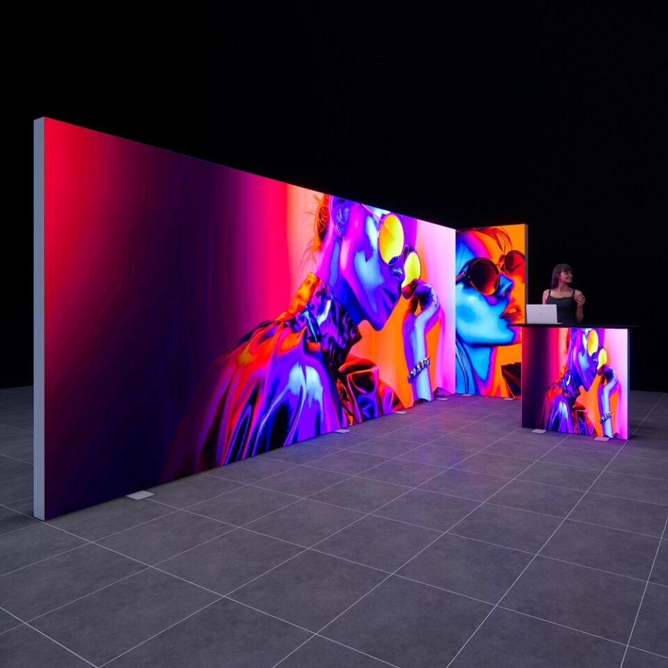 5x1m h225cm Lightbox L Stand