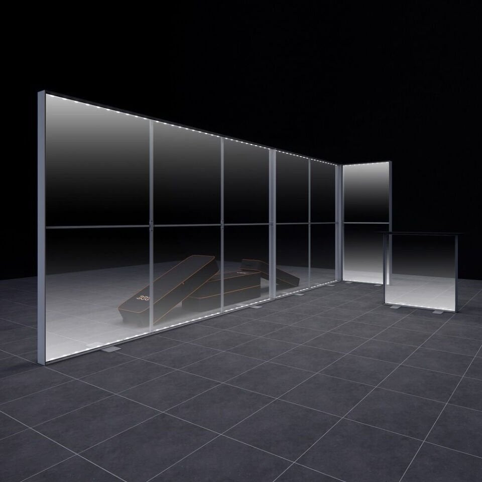 5x1m h225cm Lightbox L Stand