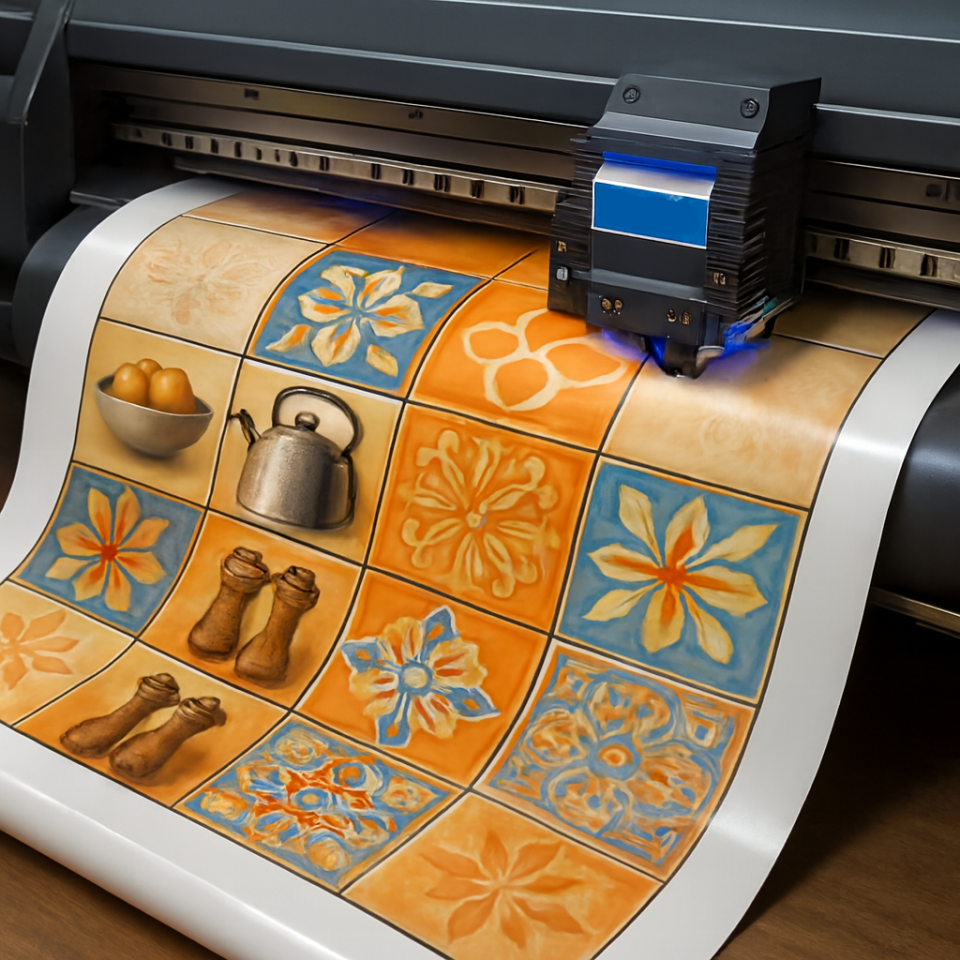 Parlak Arkası Gri Folyo Baskı Frimpeks