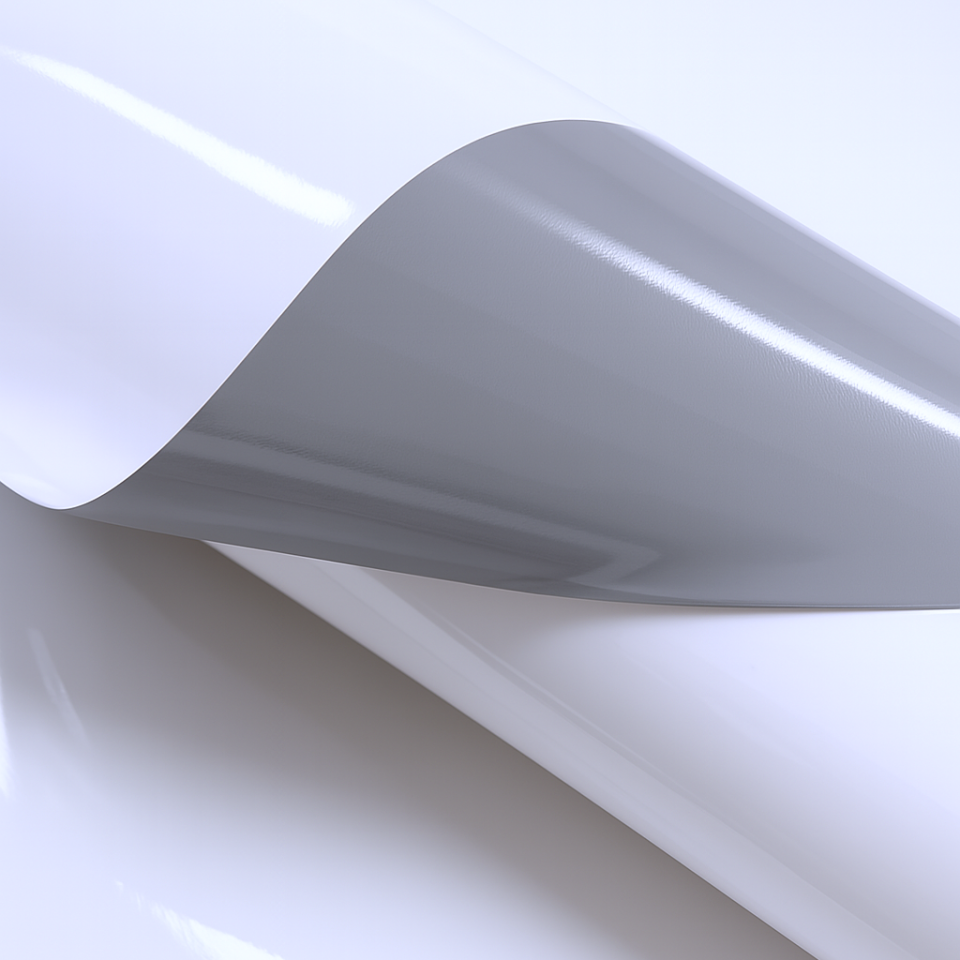 Parlak Arkası Gri Folyo Baskı Frimpeks