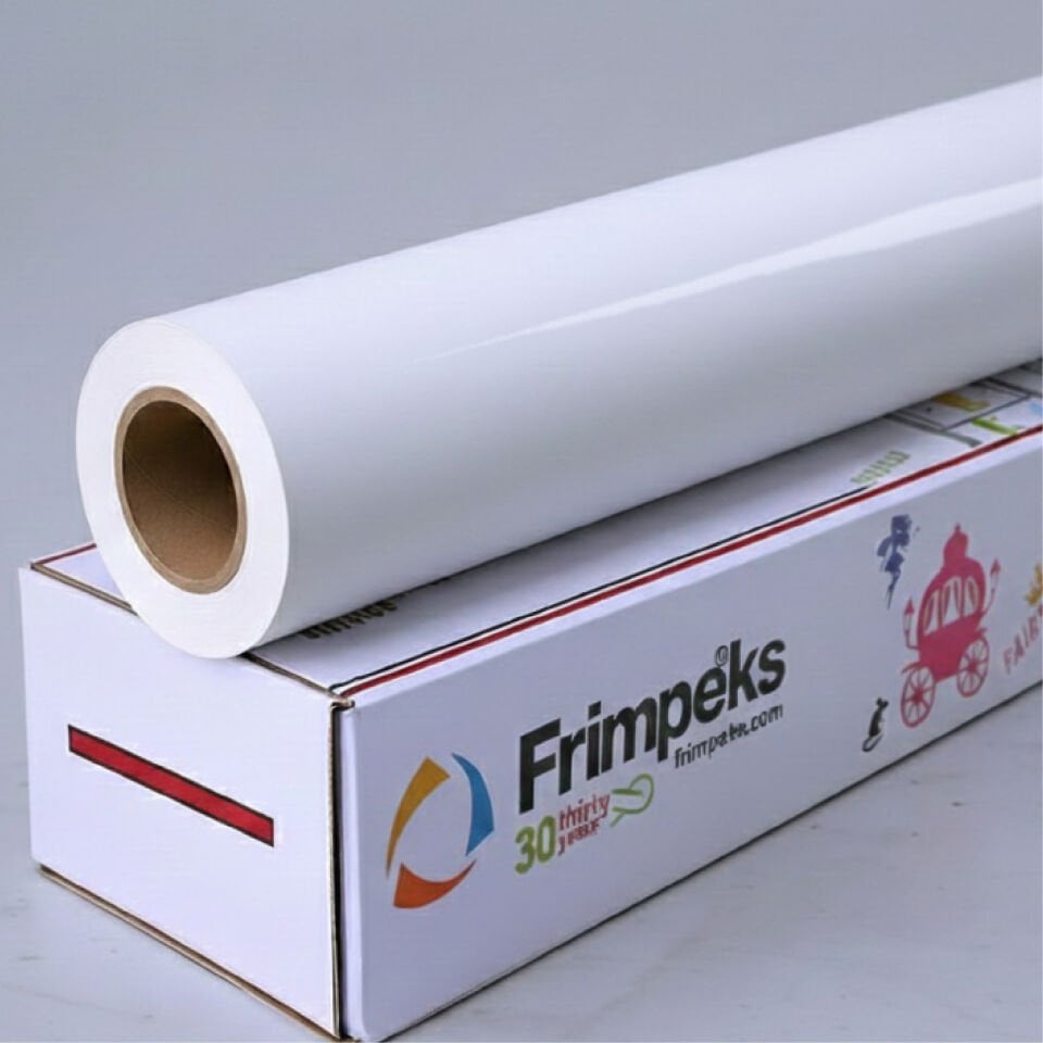 Parlak Arkası Gri Folyo Baskı Frimpeks