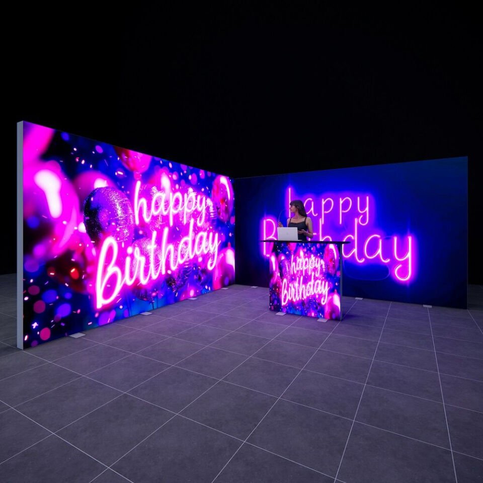 4x4m h225cm Lightbox L Stand