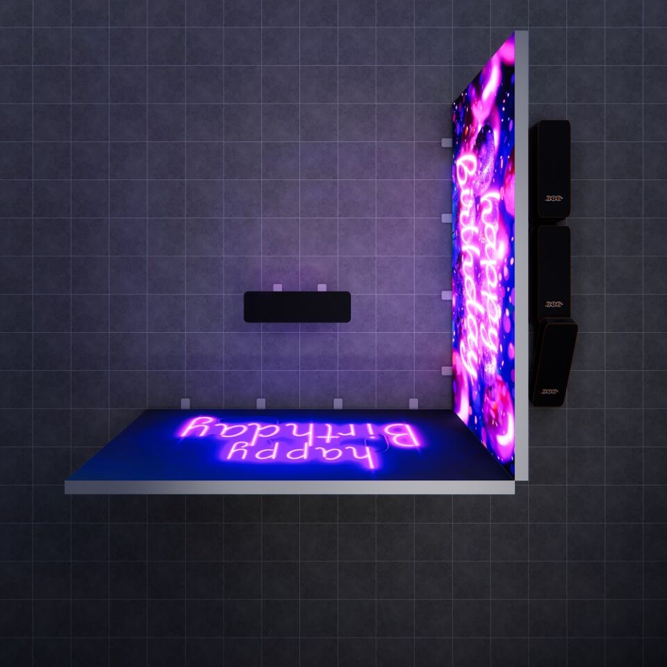 4x4m h225cm Lightbox L Stand