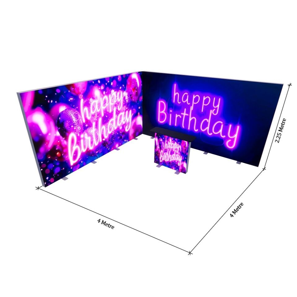 4x4m h225cm Lightbox L Stand