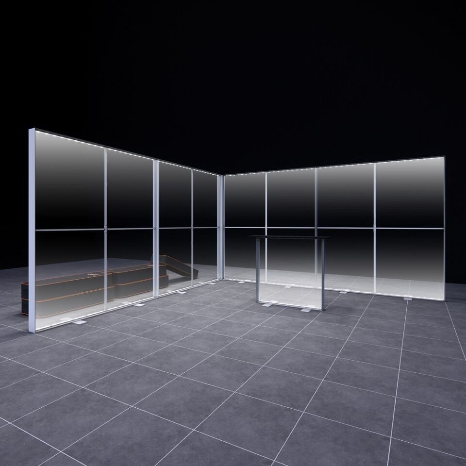 4x4m h225cm Lightbox L Stand