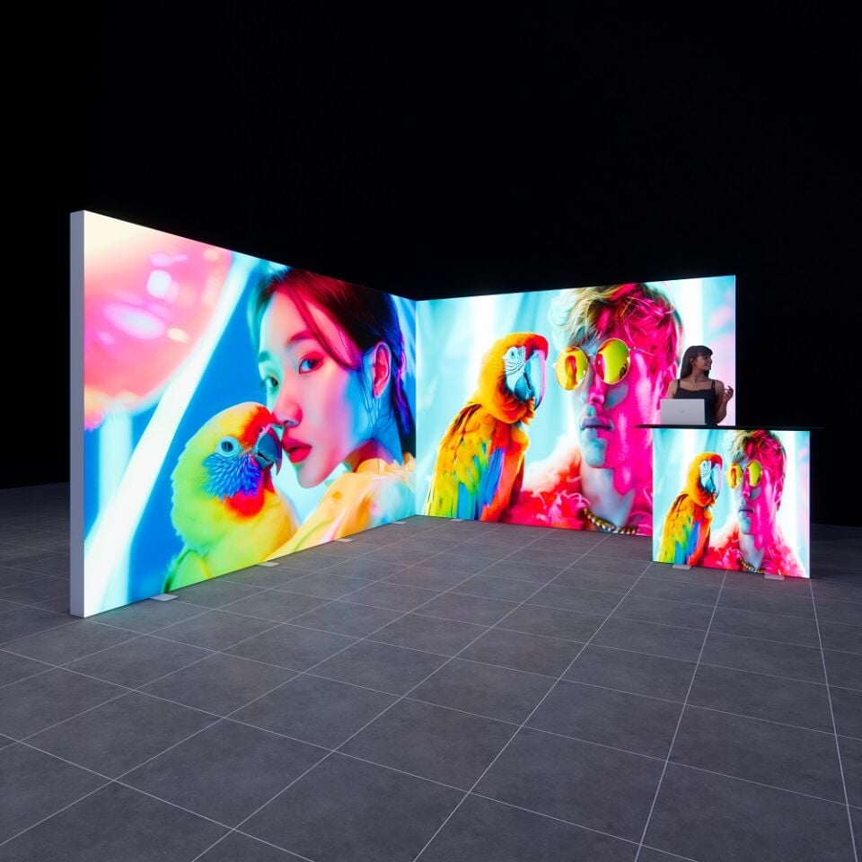 4x3m h225cm Lightbox L Stand