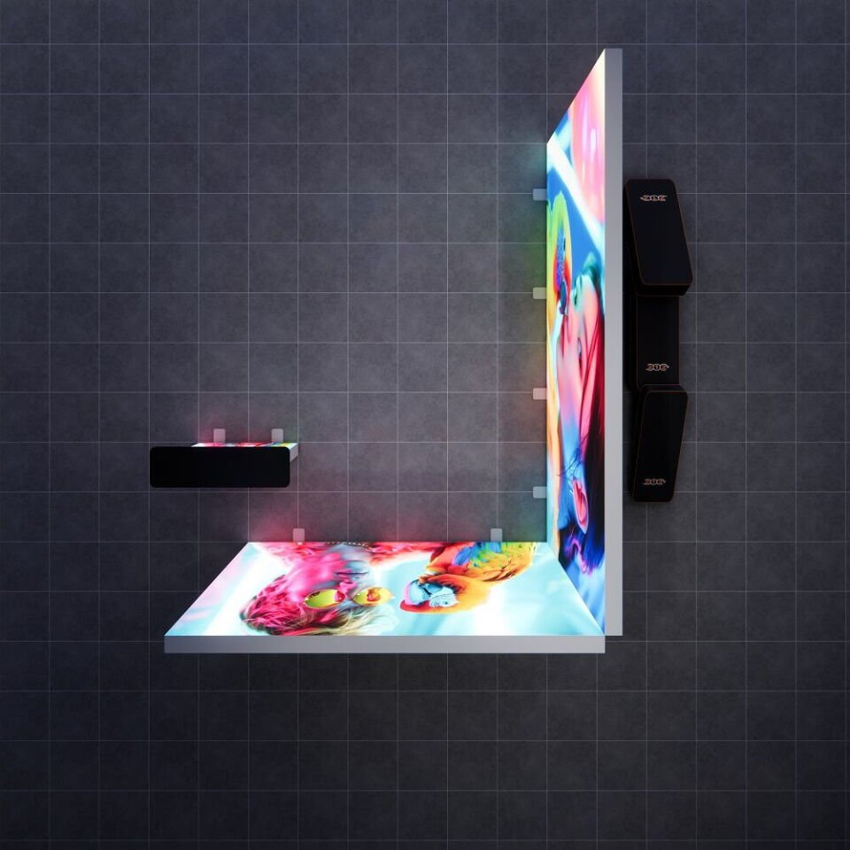 4x3m h225cm Lightbox L Stand