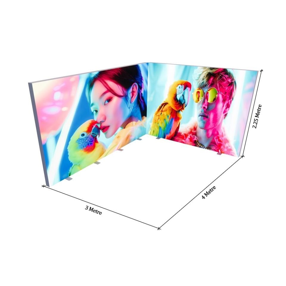 4x3m h225cm Lightbox L Stand