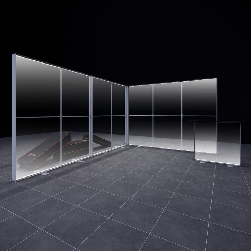 4x3m h225cm Lightbox L Stand