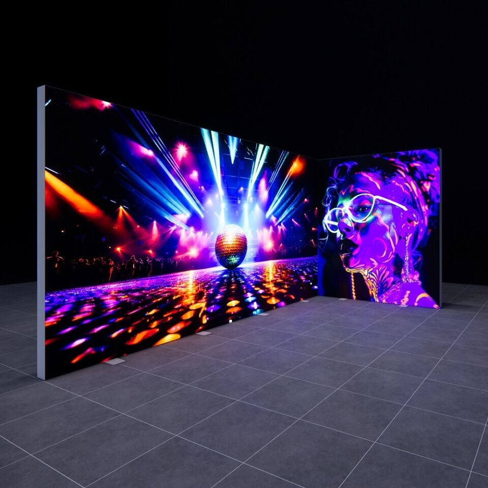 4x2m h225cm Lightbox L Stand