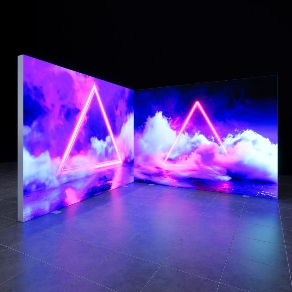 3x3m h225cm Lightbox L Stand