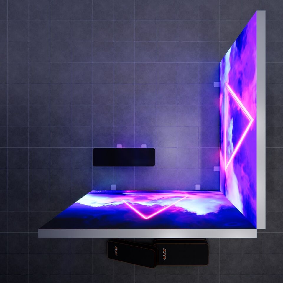 3x3m h225cm Lightbox L Stand