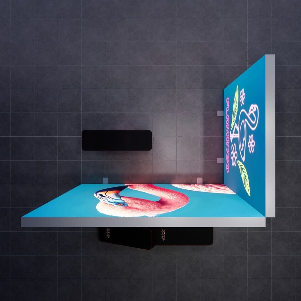 3x2m h225cm Lightbox L Stand