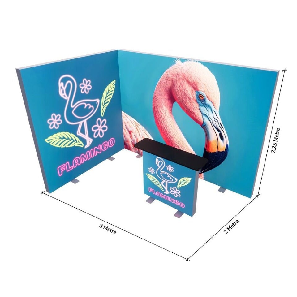 3x2m h225cm Lightbox L Stand