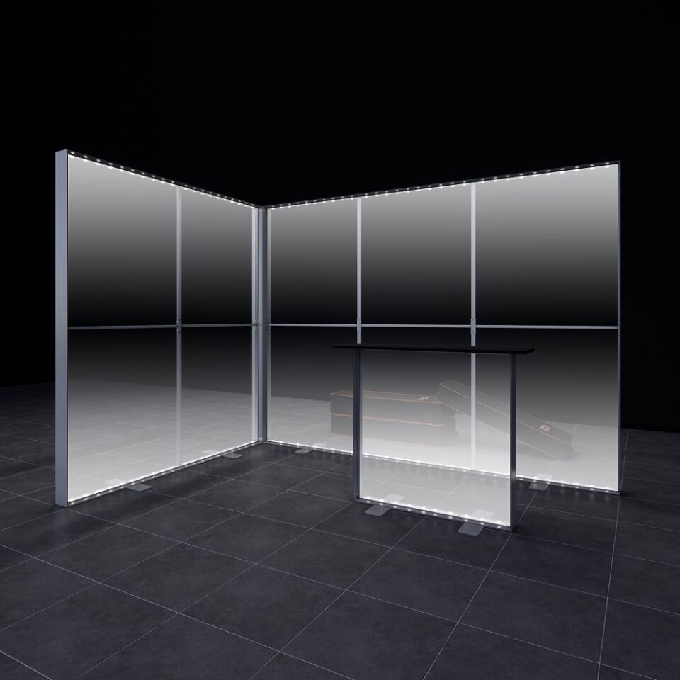 3x2m h225cm Lightbox L Stand