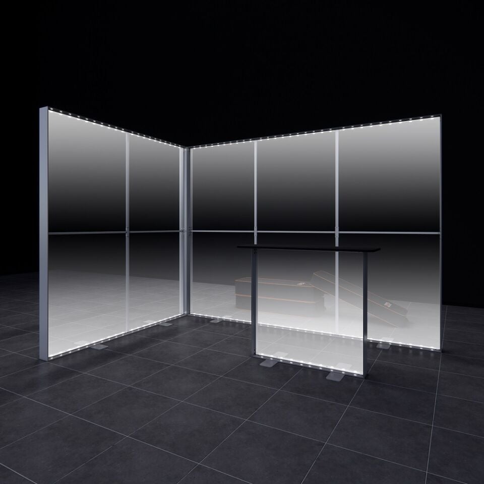 3x2m h225cm Lightbox L Stand