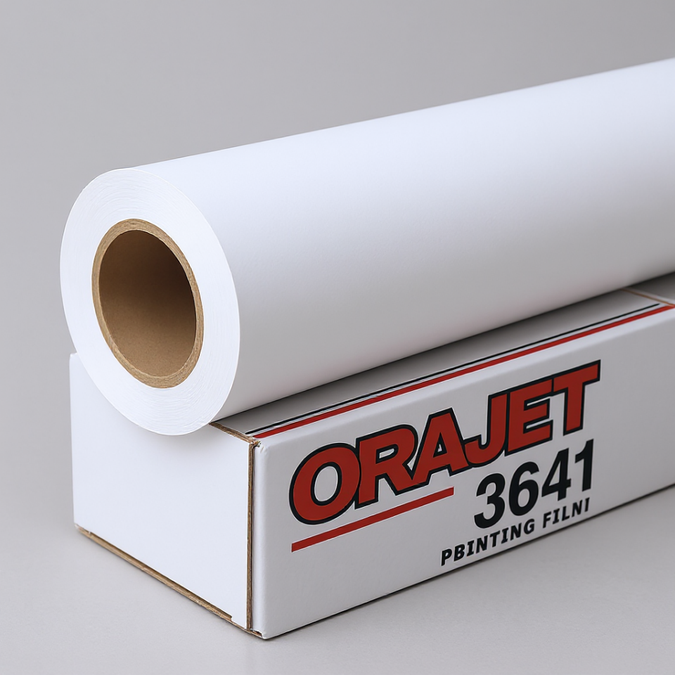 Mat Arkası Gri Folyo Baskı Oracal