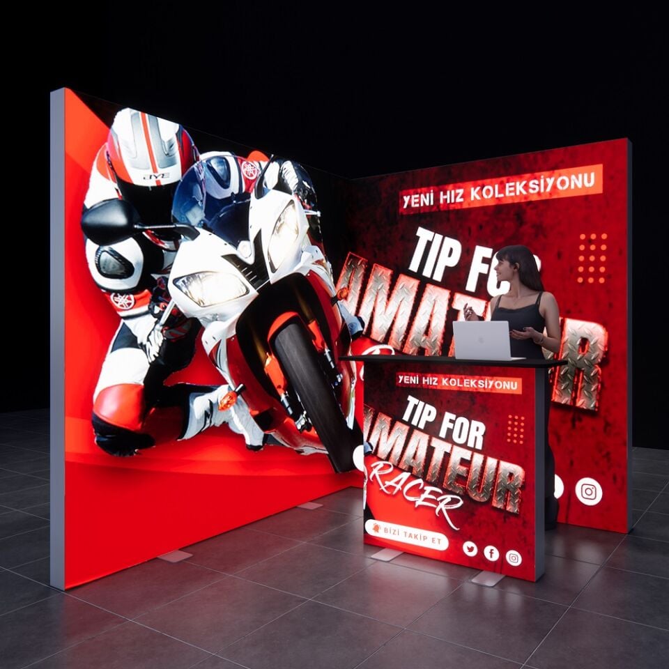 2x2m h225cm Lightbox L Stand